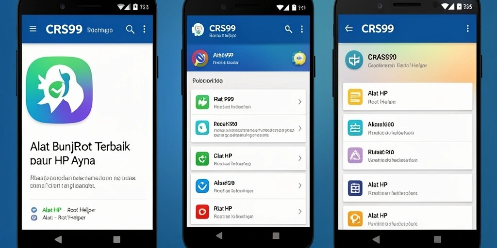 Screenshot utama CRS99 menunjukkan antarmuka pengguna yang ramah dan intuitif.