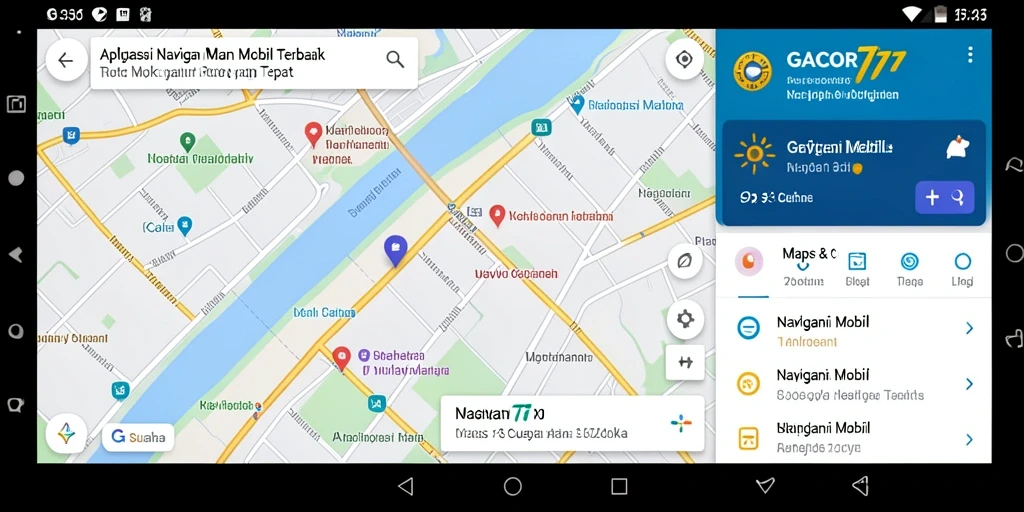 Tampilan antarmuka GACOR777 yang user-friendly untuk navigasi mobil.